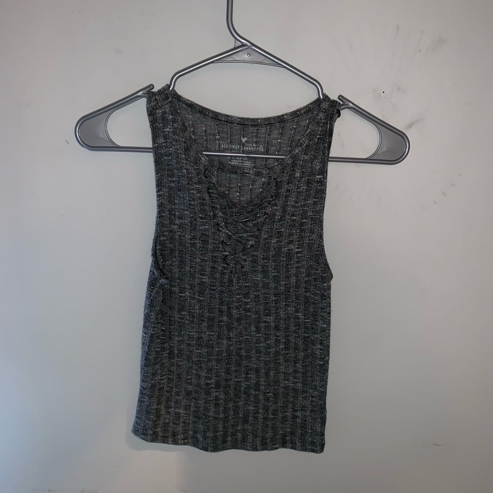 Ribbed tank- crop top